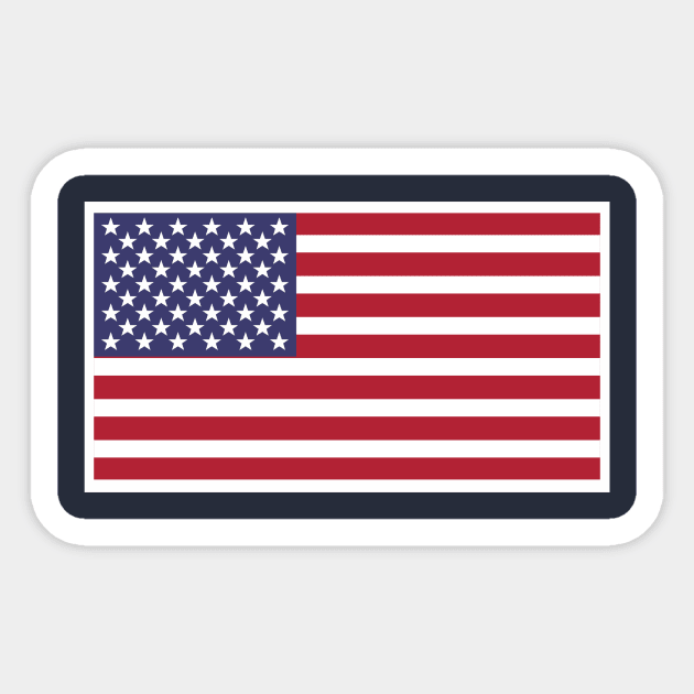 American Flag Sticker by Tom Stiglich Cartoons